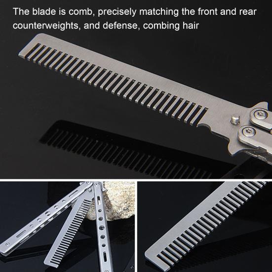 Portable Butterfly Comb Good Weight Balance Rotate Smoothly Long Service Life Butterfly Training Comb for Beginner
