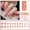 Manicure Sheet, Fake Nails, Finished Product, Simple Lemon Ice Style Manicure, Hair Change, Wearing Nails