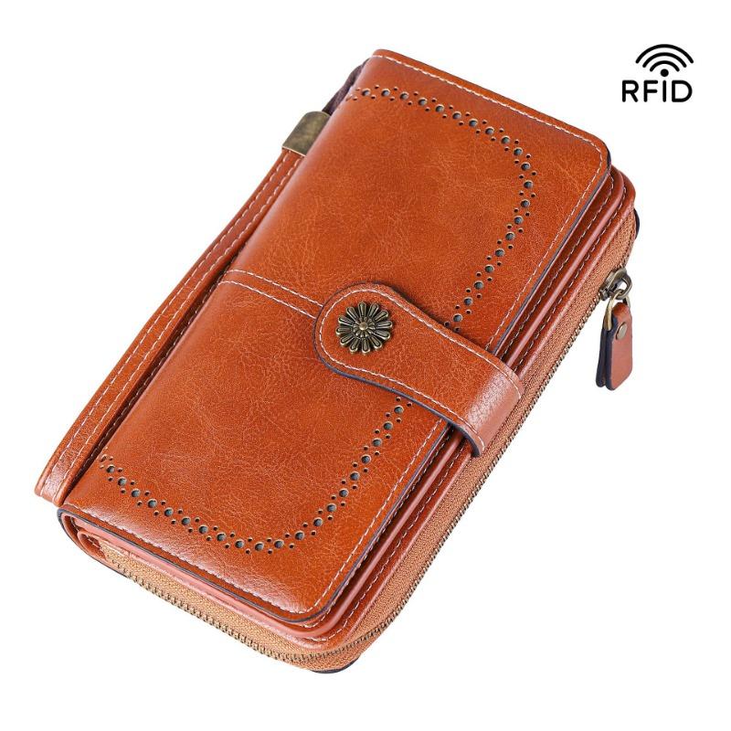 Retro Multi Functional Large Capacity Long Women's Wallet Wallet Wallet Handbag
