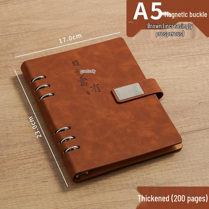 Hochwertiger A5/B5 Notizblock für Business, Meetings & Tägliches Tagebuch