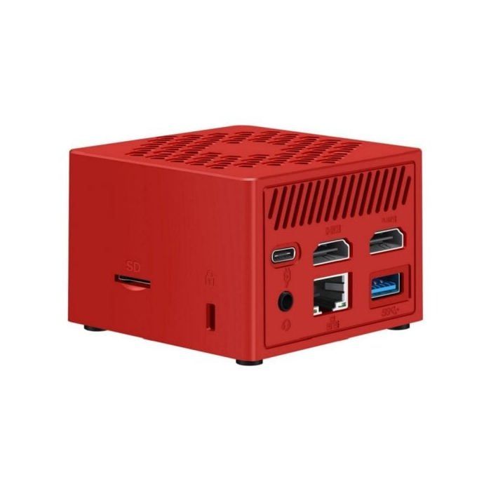 Leotec MiniPC Intel N100/8GB/128GB SSD Rojo