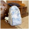 New National Style Versatile Tie-dye Backpack Student Large-capacity Simple Schoolbag Korean Version Niche Personalized Casual Backpack