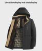 Graphene Cotton Mid-Length Winter Jacket for Men 2024 – Ideal for Middle-Aged & Elderly, Plus Velvet Thick Dad Wear