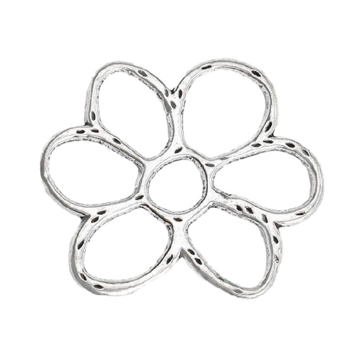 Elegant Irregular Flower Choker Necklace for Women Hollow Out Flower Beads
