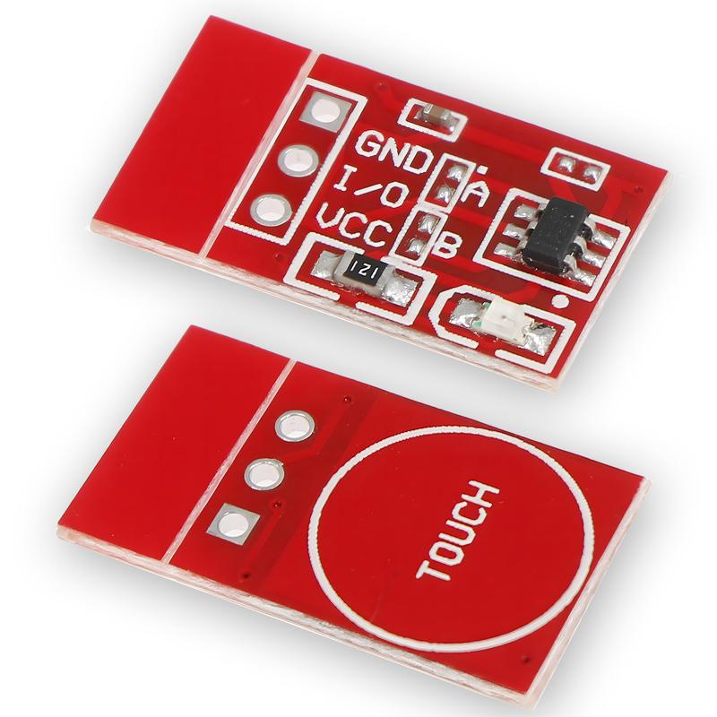 20PCS/LOT NEW TTP223 Touch Button Module Capacitor Type Single Channel Self Locking Touch Switch Sensor for Arduino