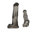 Transparent Penis Sleeve Reusable Horse Dildo Condom Soft Cock Sleeve Penis Extender Dick Enlargement Male Adult Couple Sex Toys