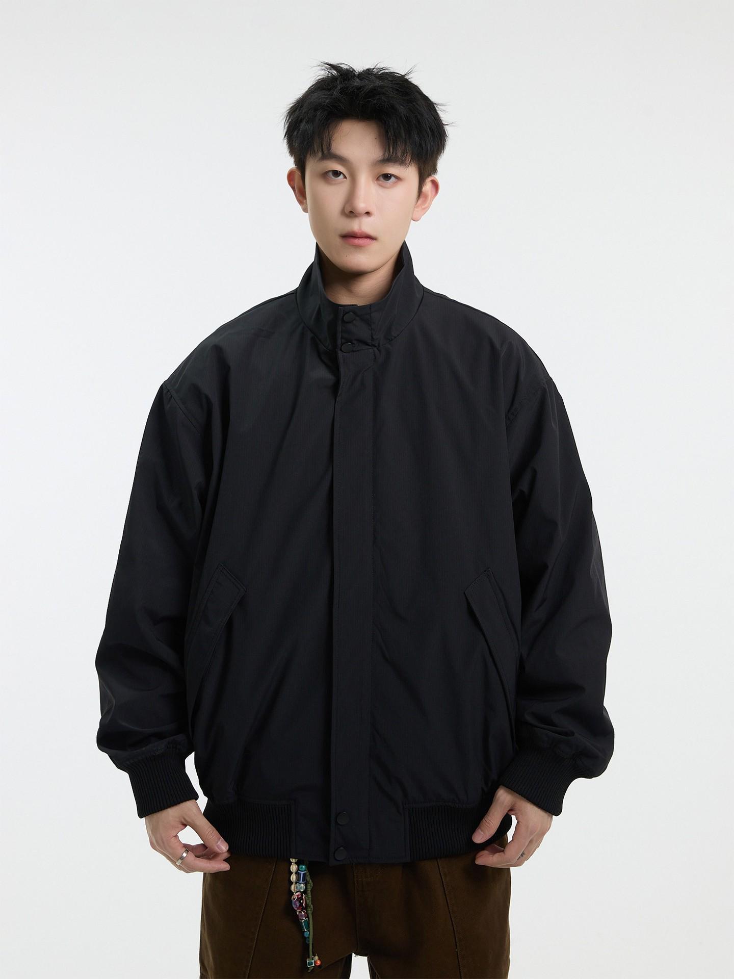 Унисекс Хаки Harrington Летная куртка - Воротник-стойка в стиле бейсбола для весны 3XL
