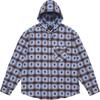 Number (N)ine Hooded Flannel Shirt Blue