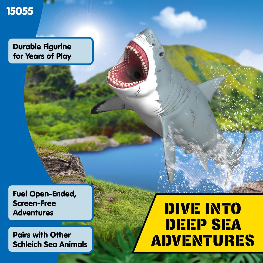 Schleich Dinosaura Megalodon 15055