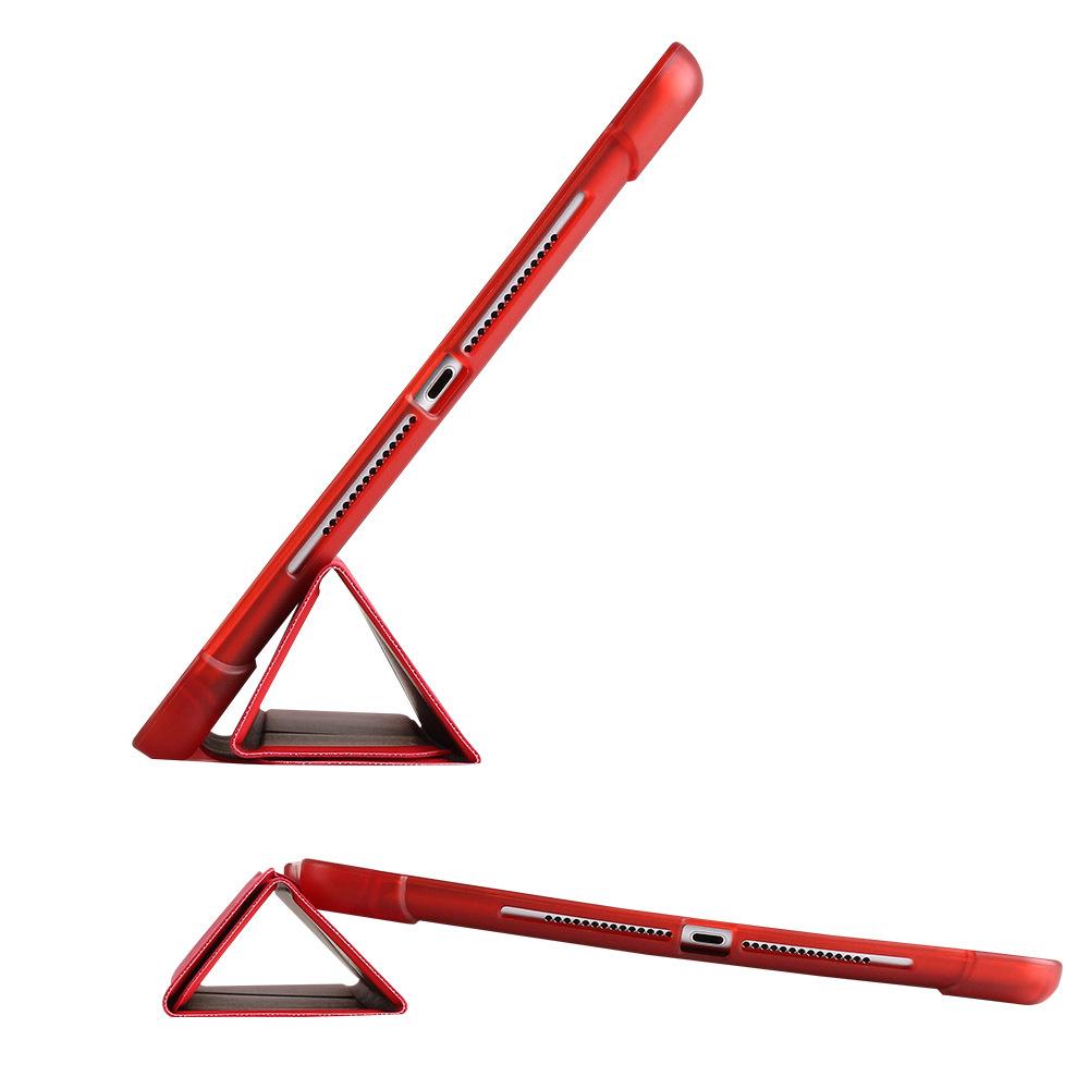 IPad Air 6 10,9" Lederhülle mit Sturzschutz, Stifthalter und Silikon-Airbag für 10,2"-Tablet