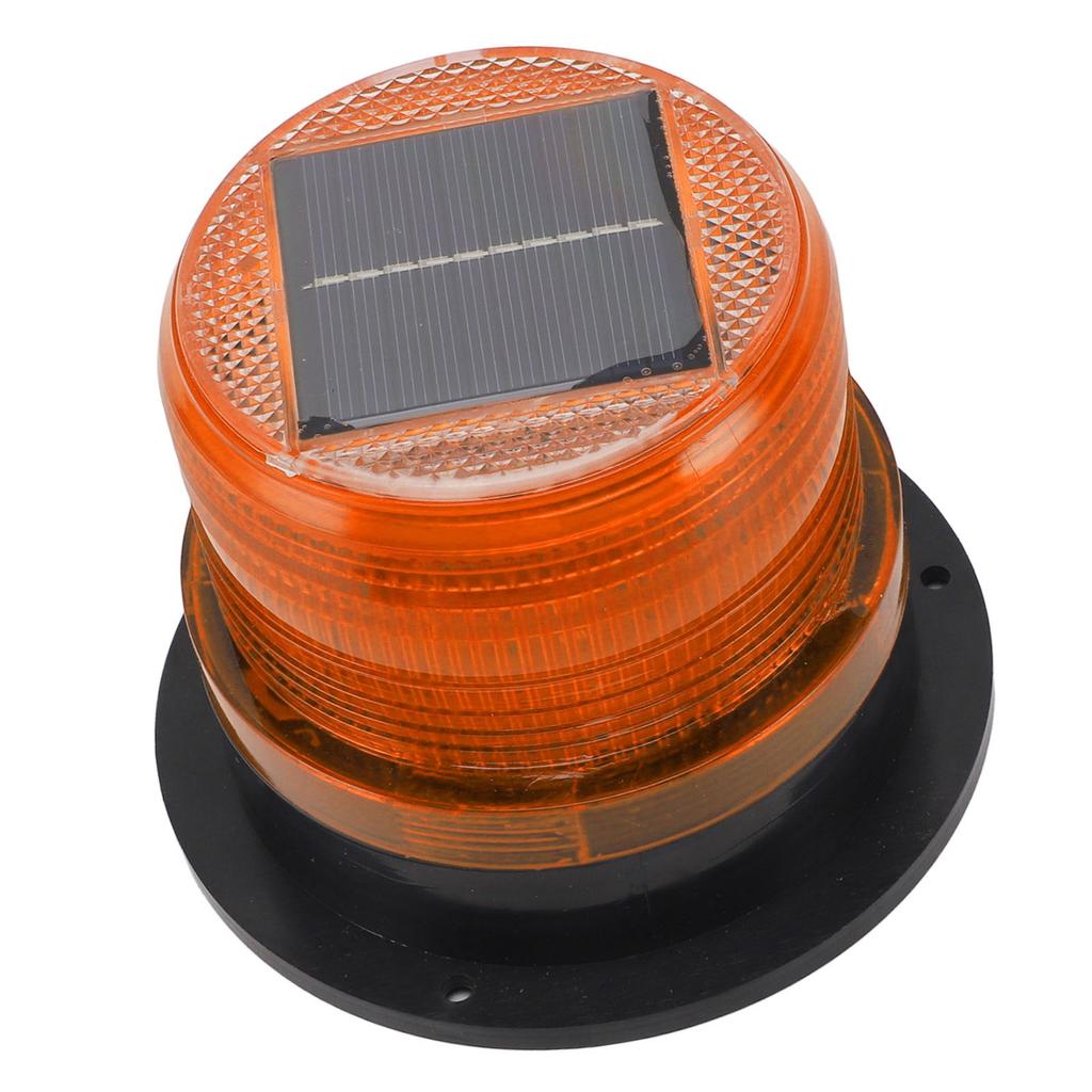 Solar Strobe Warning Safety Flashing Light Waterproof LED Emergency Warning Light with Strong