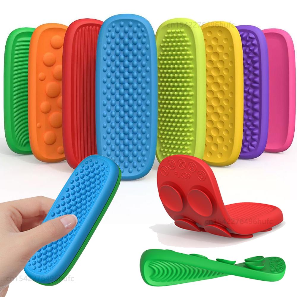 Silikonowy Pasek Sensoryczny Zabawki Fidget Dzieci Autyzm Dekompresja Uspokajająca Zabawka Fidget Dorośli Stres Biurko Niepokój Ulga Zabawka Sensoryczna