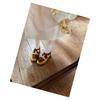 Water drop hollow double Velcro color matching ballet casual shoes leather soft sole not tired feet thin round head flat sole single shoes