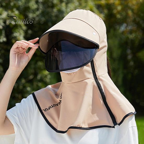 Women Outdoor Sun Hat Solid Color Baseball Cap Curved Brim UV Protection Modifying Hat Summer Accessory