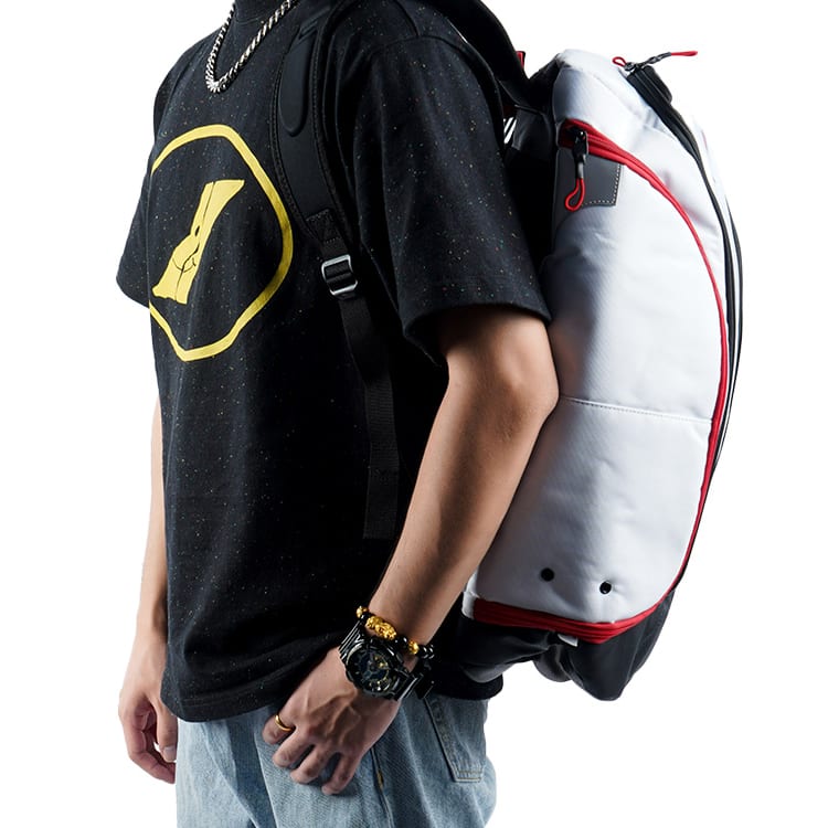 Li Ning Fabric Basketball Bag Backpack Regular Unisex White ABSR176-1