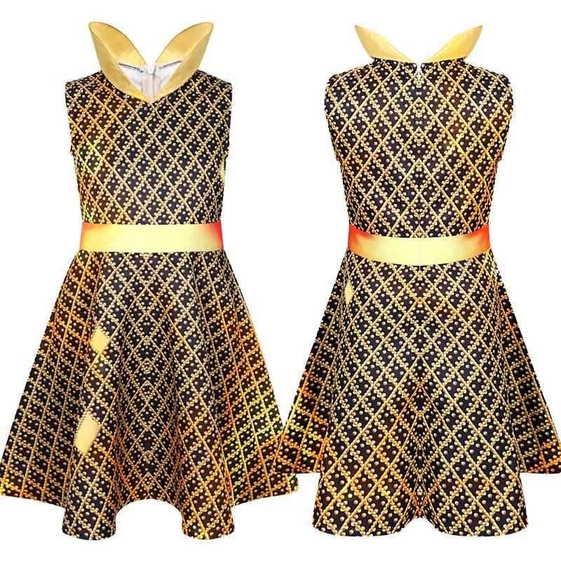 Party Dress For Halloween Cosplay Crazy Elemental City Cosplay Ember Fire And Wade Water Gown