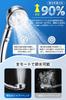 Bubble Shower Head Innovation Shower Over Water High Cleaning 5 Water Flow Handheld Stop Water Flow and Bubbles Deeply Clean Hair Skin and Heat
