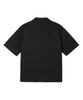 PRAIRIE Linen Open Collar Short Sleeve Shirt (Black)