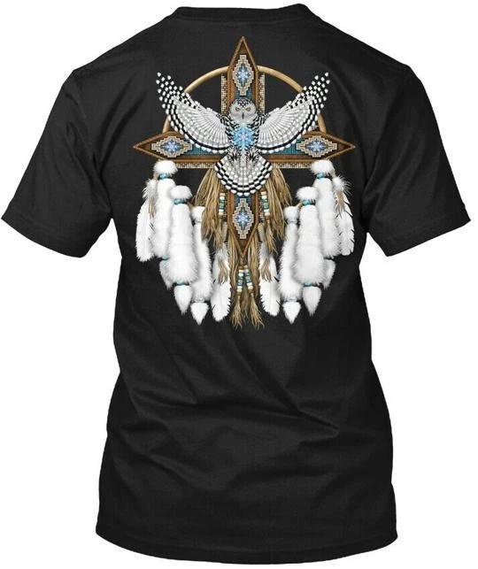 Native American Eagle Dreamcatcher T-Shirt Made in the USA Size S to 5XL XL