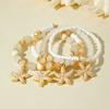 Accessories Bohemian Multi-layer Beaded Bracelet, Beach Wind Starfish Pendant Colorful Bracelet Set