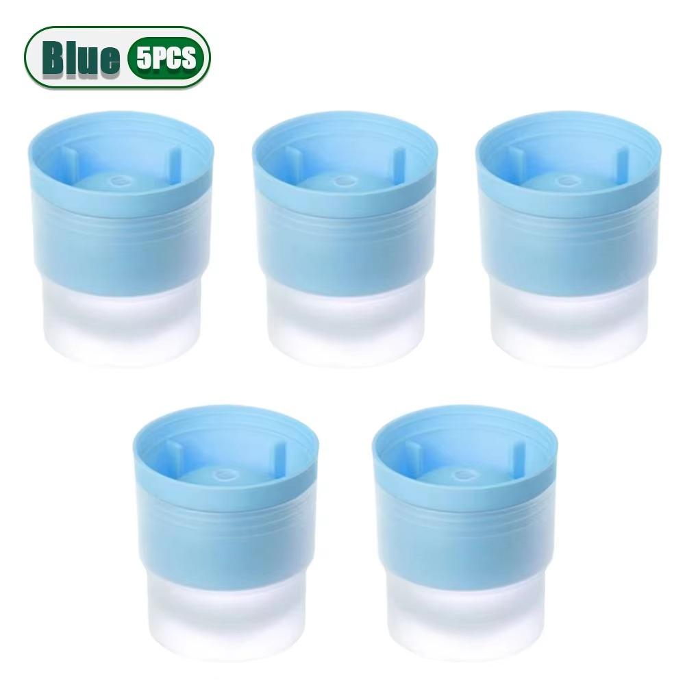 5PCS Large Silicone Ice Ball Mold Round Ice Ball Easy Demoulding Ice Maker Reusable Soft Ice Cube Mold For Whiskey