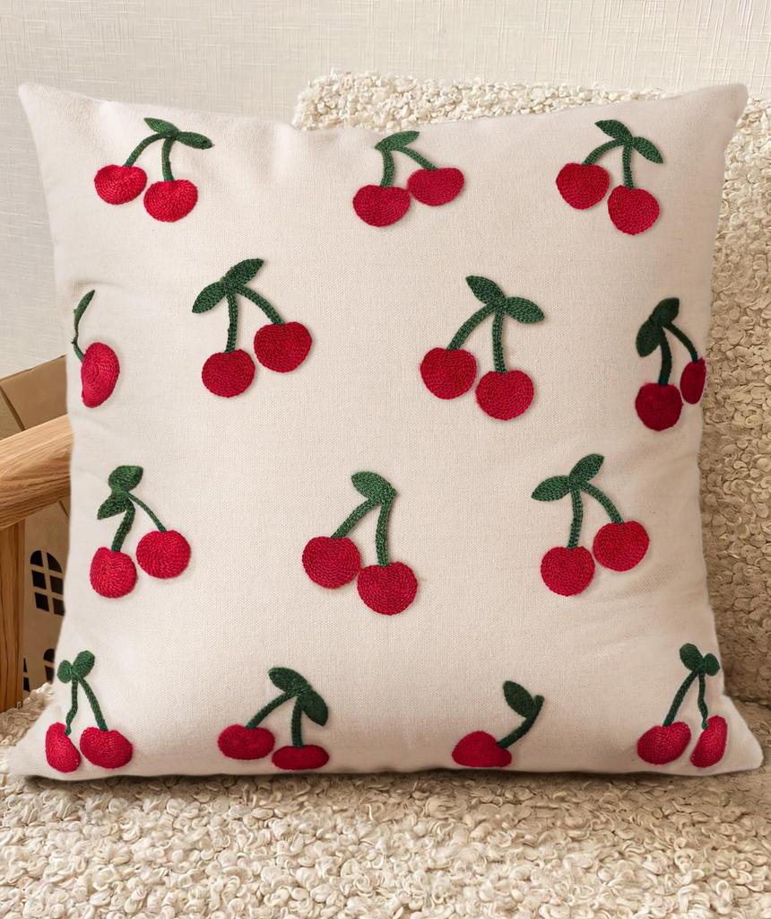 Spring Summer Boho DoubleSided Pillow Case Mushroom Moon Decorative Cushion Cover Print Home Decor for Couch Bed Sofa Room