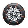 10Pcs Universal Anti-Skid Snow Tire Chains Easy Install Reusable Anti Snow Chains Ice-Breaking Traction Cables
