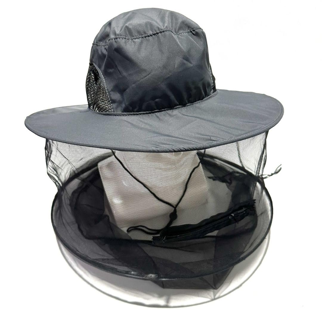 Insect Repellent Net Hat Insect Repellent Net Insect Repellent Gardening 58.0cm
