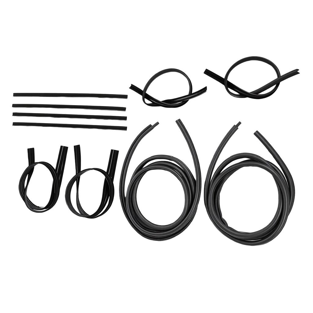 Door Weatherstrip Seal Kit Replacement for Charger D50 D400 D450 KD1001 10 Door Window Glass Weatherstrip Seal Kit