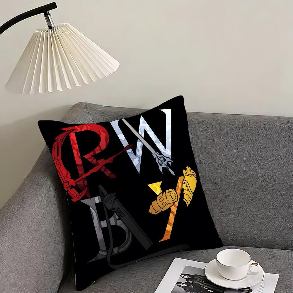 RWBY Cushion Cover Reversible Plush Pillow Cover – For Car, Sofa, Bedroom, Perfect As a Gift.