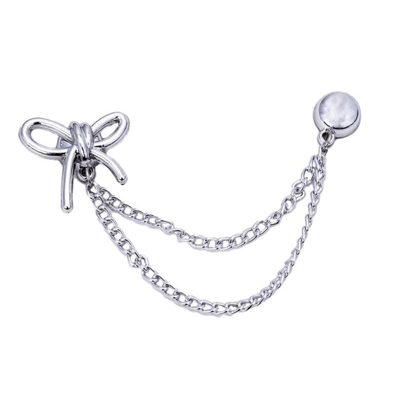 3 Pcs Magnetic Clothing Clips with Chain Sweet Bows Magnetic Buckles Removable Magnetic Pins Heart Pants Clips