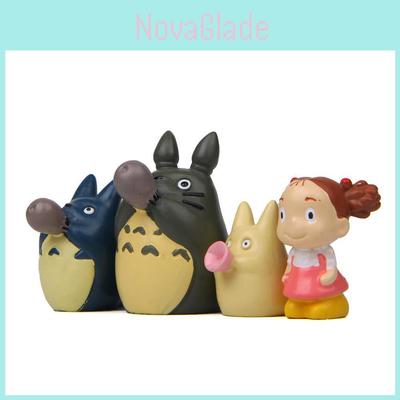 Résine Dessin Animé Mon Voisin Totoro Et Mei Décor de Jardin Miniature Pour Aménagement Paysager DIY Et Collection