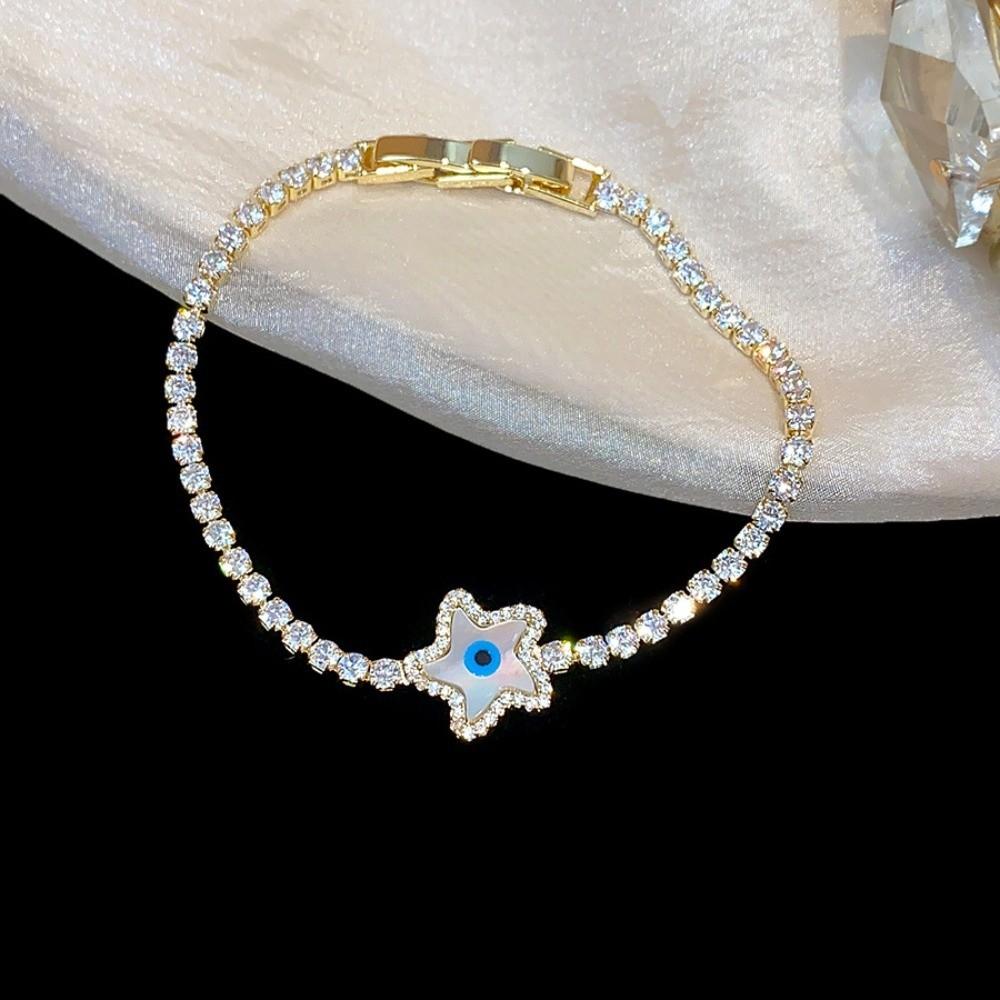 Star Round Devil's Eye Devil's Eye Bracelet Banquet Clothes Jewelry  Valentine's Day Gift
