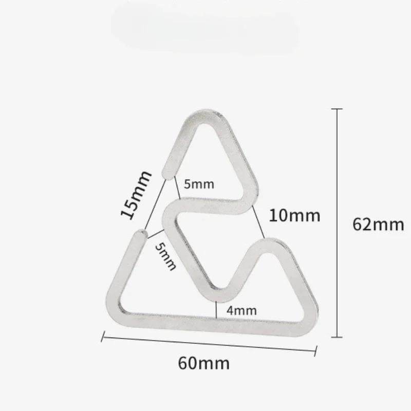 1pc Outdoor stainless steel hooks are not easy to slide ultra light multifunctional lightweight camping accessories and tools