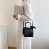 Women's PU shoulder bag  small square bag crossbody with all the matches  Korean style  student bag  luxury designer  fashion