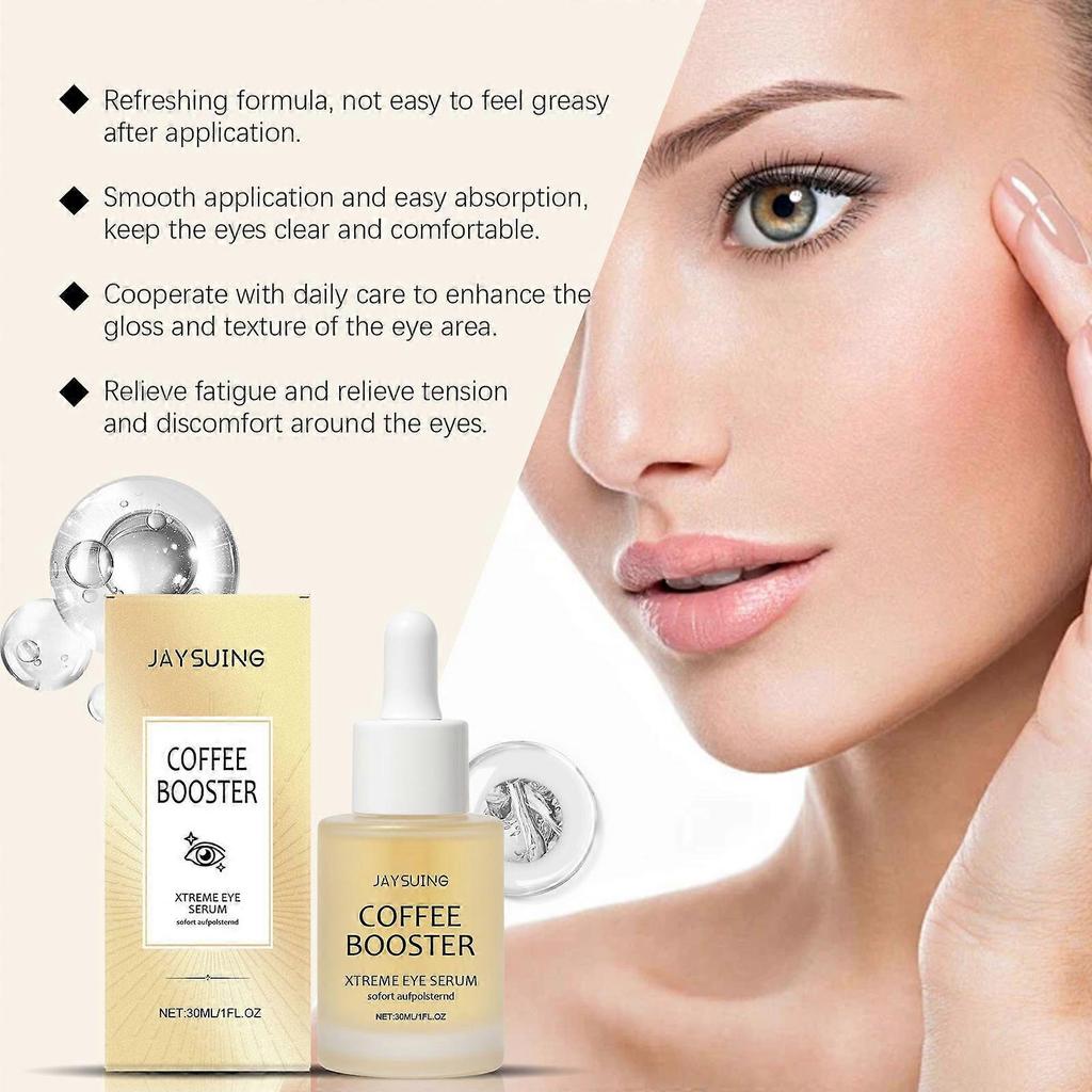 Limited time!!Jaysuing Caffeine Eye Serum Gentle And Delicate Care For The Eye Area, Moisturizing And Refreshing Essence