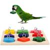 Educational Interactive IQ Training Intelligence DIY Block Puzzles Wooden Bird Toys Parrot