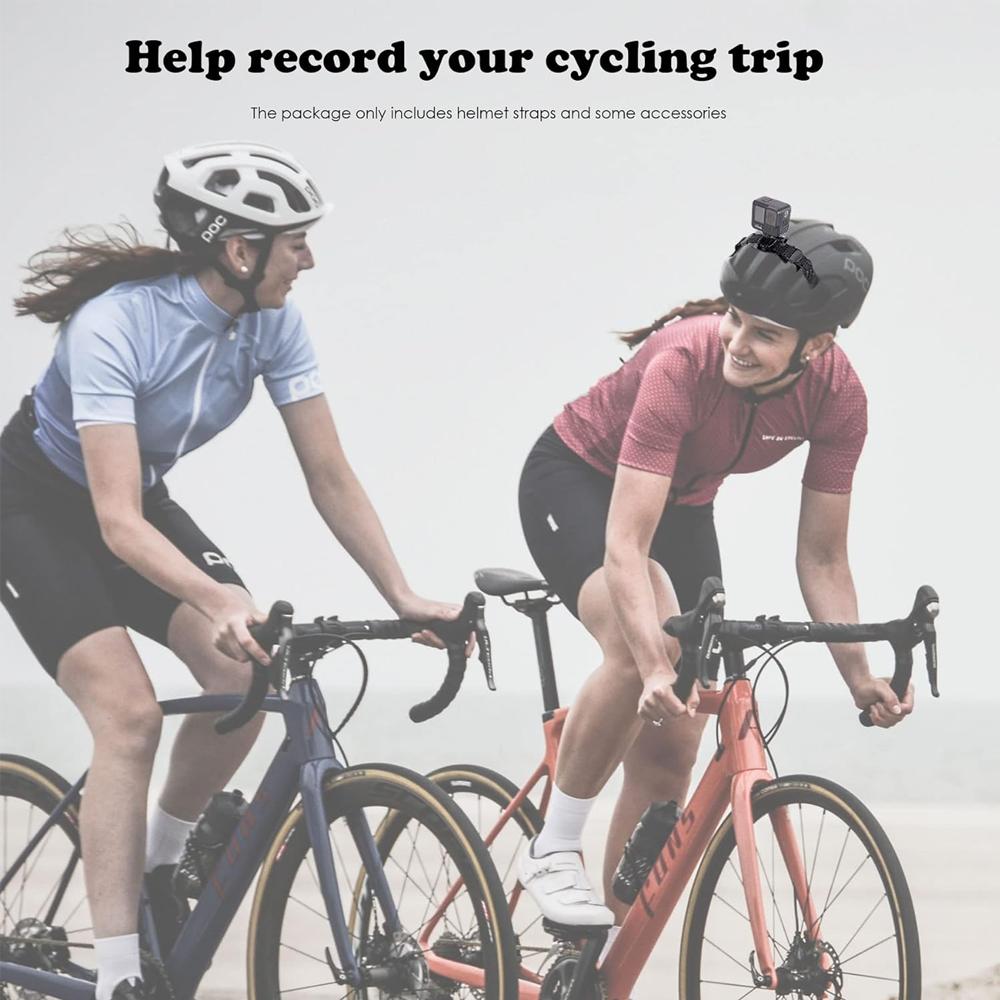 Belüftete Helmbandhalterung Fahrradgürtelhalter für GoPro Hero 12 11 10 9 8 7 6 5 Insta360 X2 X3 DJI Osmo Action Kamerazubehör