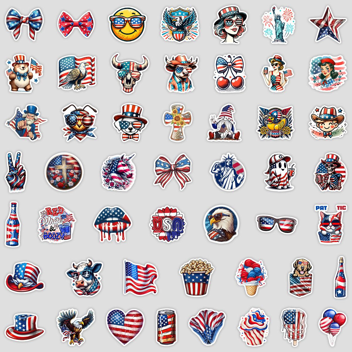 

50 Nordic African Independence Day Graffiti Stickers Creative Welfare Day Stickers Water Cup Mobile Phone Waterproof Decorative Stickers