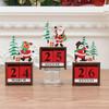 DIY Santa Calendar Ornaments Wooden Christmas Gift Ornaments  Festive Atmosphere