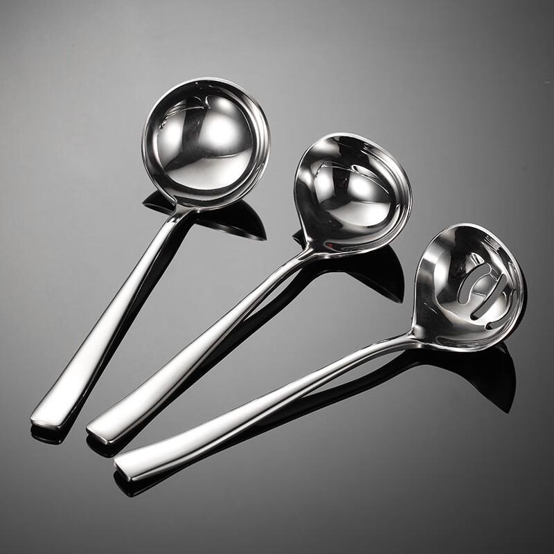 ZISIZ Stainless Steel Soup Ladle 2-Pack