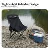 Highrear Moon Chair Foldable Highrear Foldable Chair Lightweight Long-Lasting Construction For Beachand Proceeders Rearpackers