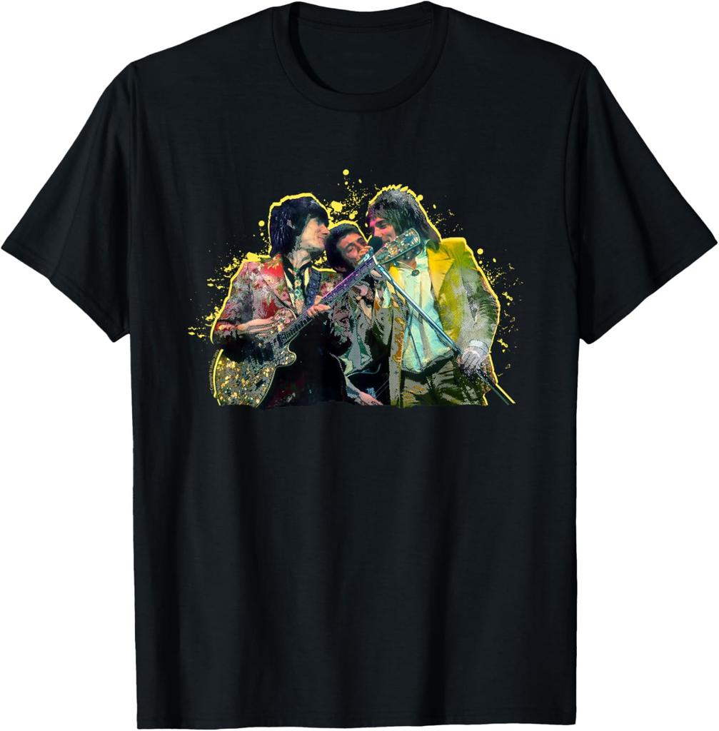 T-shirt TV Times Rod Stewart Con I Faces E Ronnie Wood