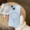 iPhone 14 Compatible 15Promax Ice Mist Magnetic Frosted PC Case - Dustproof & Drop-proof