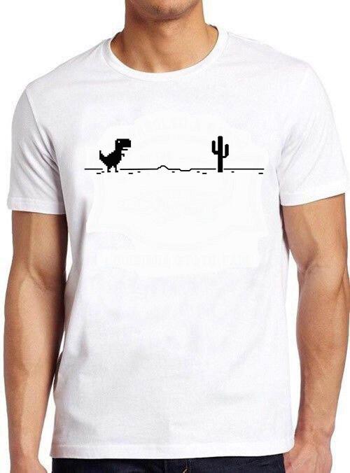 Trex Cactus Offline Hilarious Witty Humor Funny Meme Gamer Gift T Shirt M667 L