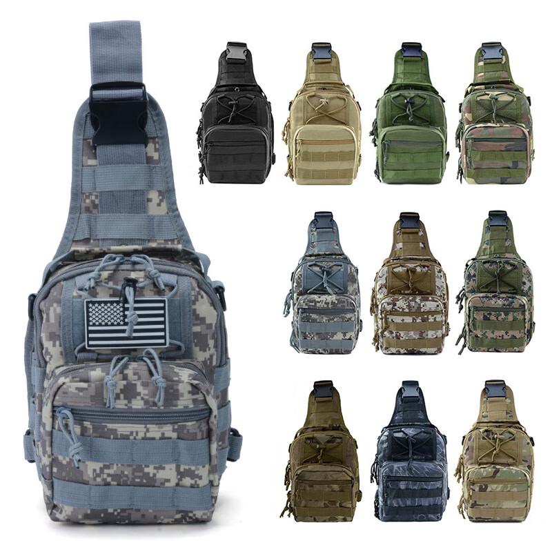 Fengchi Men's Tactical Camouflage Chest Bag