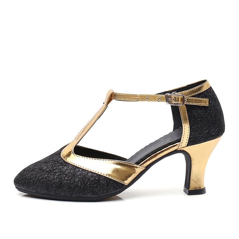 Scarpe da Ballo da Sala Tango Salsa Danza Latina da Donna Tacchi da Festa Tacchi da 6,5 cm