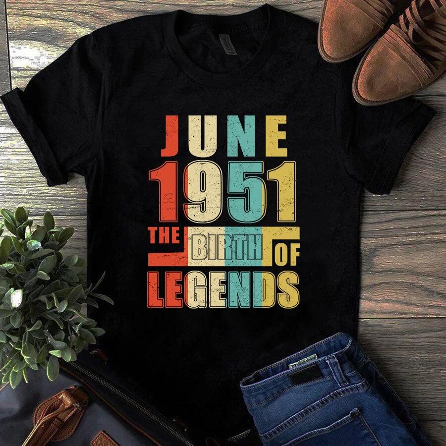 Men s and Women s T-shirts June 1951 The Birth M