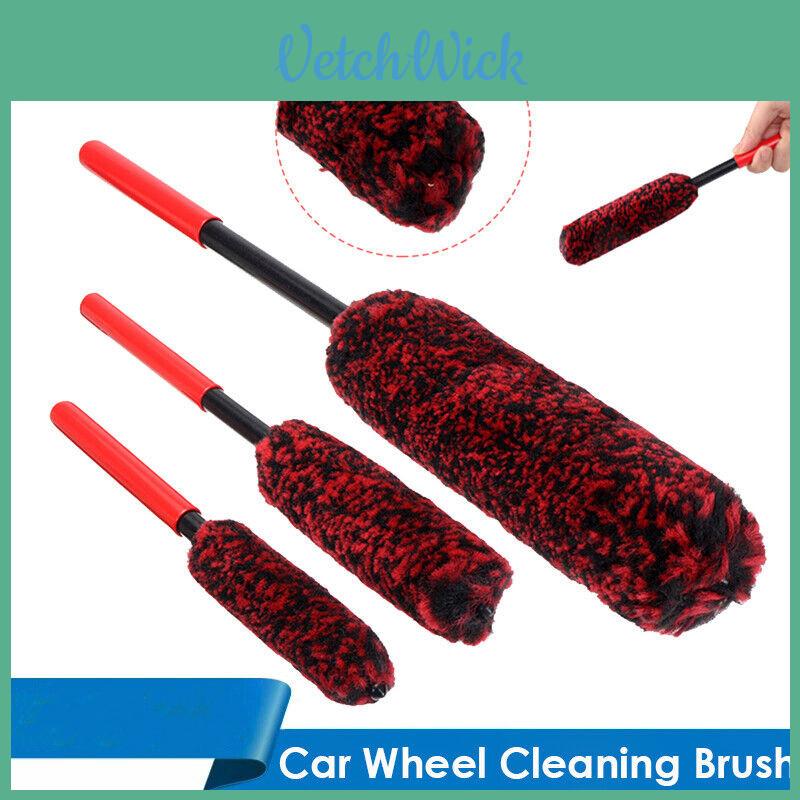 3pcs Luxury Super Plush Soft Car Rim Cleaning Brush Tool Kit High Quality