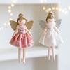 Plush Wings Angel Girl Pendant Soft Christmas Tree Hanging Decoration  Home Xmas Decor